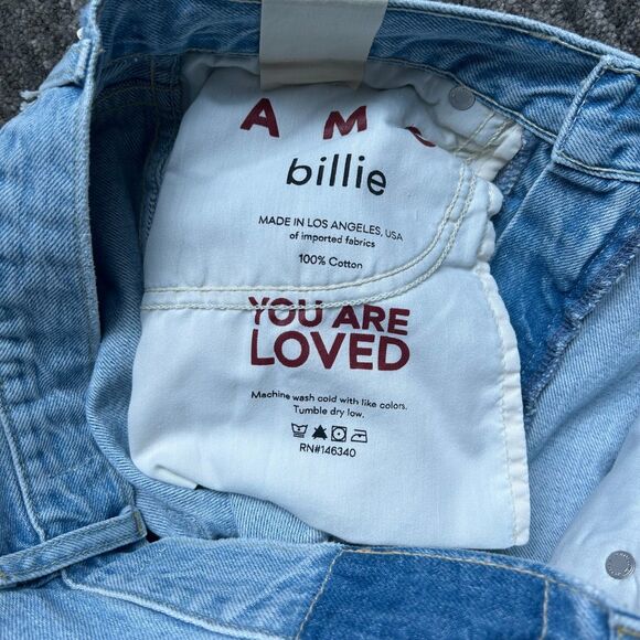 Amo Billie Jeans in Sunburn, Loose Fit, Straight Leg, Size 28 NWT - Picture 7 of 9